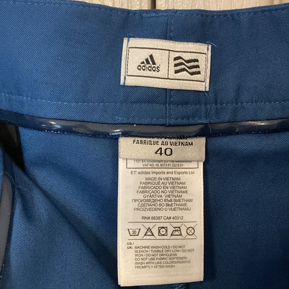 EUC adidas men’s golf shorts. Blue. Size 40 - Picture 2 of 4